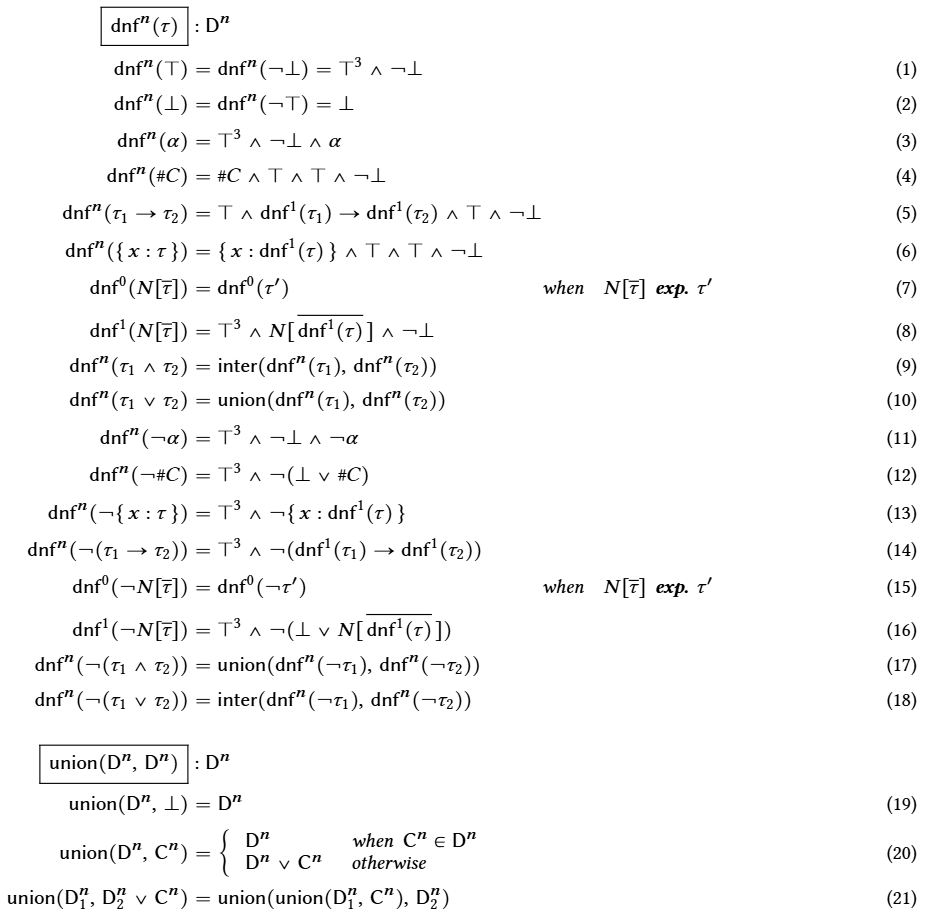 Fig. 6. Normal form construction algorithm.